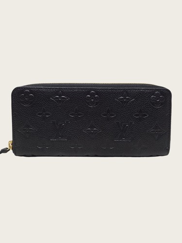 Louis Vuitton Black Monogram Empreinte Zip Wallet 152836512
