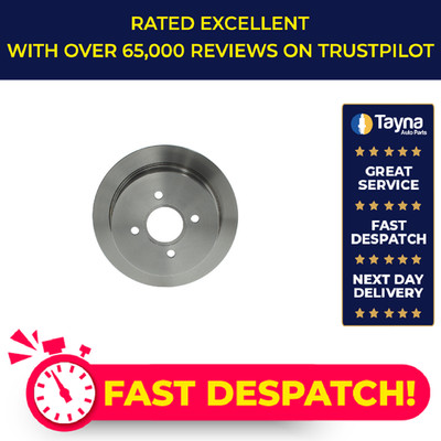 2x Brake Discs Pair Solid Rear 270mm 0986478672 Bosch Set 5025951 6691106 BD588