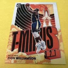 2021-22 Panini Donruss Optic ZION WILLIAMSON #1 T-Minus 3 2 1 Lime Green /149