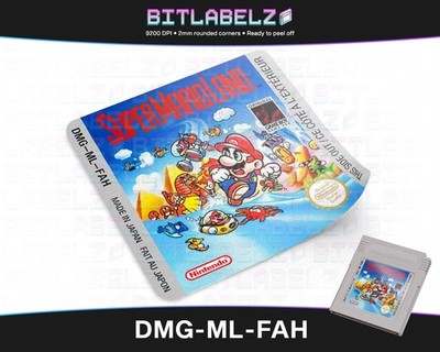 Super Mario Land [DMG-ML-FAH] Game Boy Label