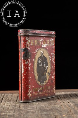 prince albert tobacco tin 1907 Prince Albert Crimp Cut Tobacco Tin
