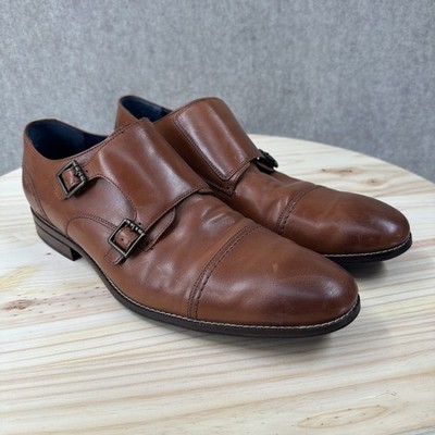 Cole Haan Harrison Double Monk Strap Oxfords Mens 13 Brown  display picture 3