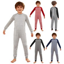 US Kids Special Needs Adaptive Autism Sensory Back Zipper Full Length Jumpsuit