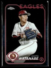 2024 Topps Chrome NPB - Refractors - #192 Shota Watanabe - Golden Eagles