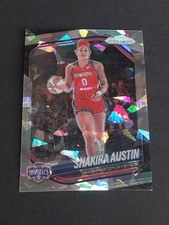SHAKIRA AUSTIN 2025 Panini Prizm Basketball WNBA Cracked Ice Prizm #81 Mystics