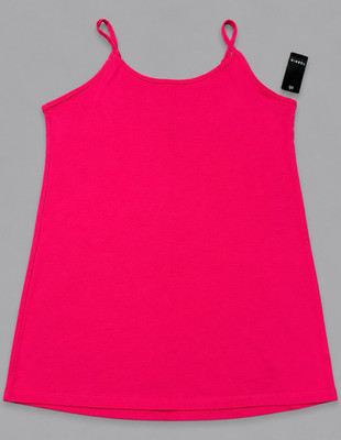 Torrid Women s Plus 3X Pink Solid Tunic Cami Tank Top w/ Straps