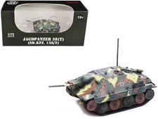 1944 Jagdpanzer 38(T) Hetzer Tank Destroyer WWII German Army 1/72 Diecast Model