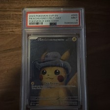 Pikachu with Grey Felt Hat 85 Sv: Scarlet & Violet Promo Card PSA 9