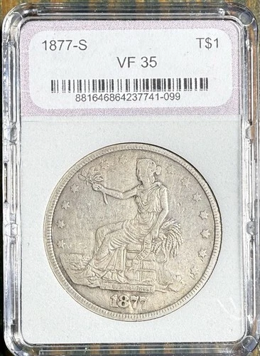 1877 S Trade Dollar Very Fine
