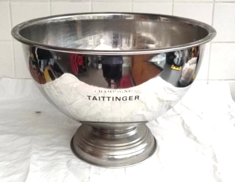Seau à Champagne Taittinger Art Déco – Aluminium – France 1920-1949 – Occasion