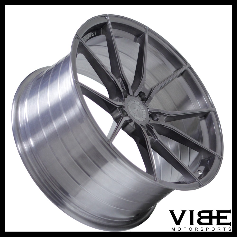 20" VERTINI RF1.2 TITANIUM CONCAVE WHEELS RIMS FITS MASERATI GHIBLI