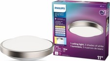 Philips LED 11 Flush Mount Ceiling Light 16W,...