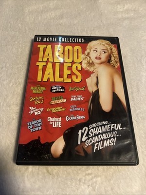 Taboo Tales: 12 Movie Collection (DVD) Reefer Madness, Cocaine Fiends And More!