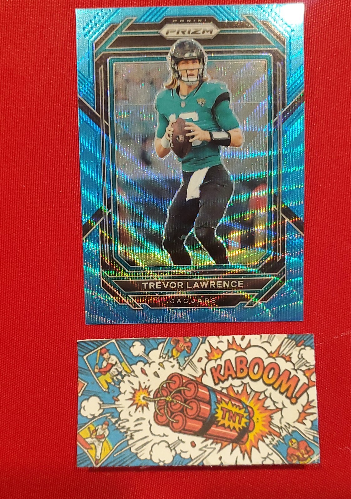 2022 Panini Prizm - Trevor Lawrence #131 Blue Wave Prizm /199