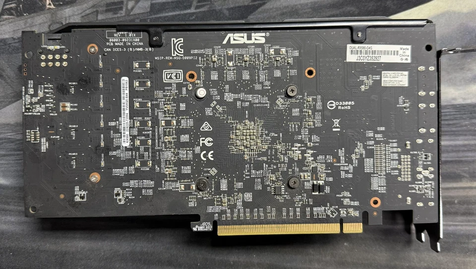 ASUS AMD Radeon DUAL RX 580 4GB GDDR5 Graphics Card - Tested working - Image 2 of 4