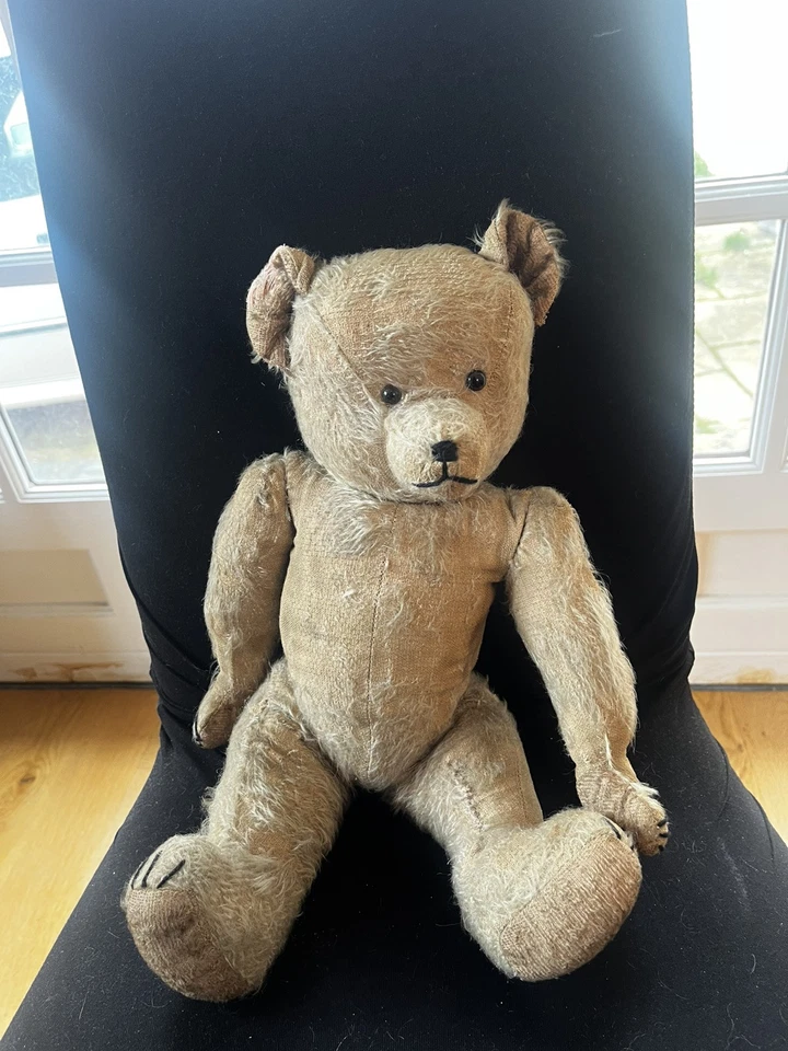 ANCIEN OURS EN PELUCHE STEIFF PINTEL VINTAGE TEDDY BEAR 41 CM - Photo 2/4