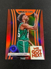 2019-20 Hoops Premium Romeo Langford #18 Celtics Red Rookie RC We Got Next