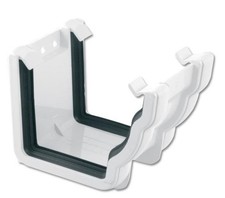 Floplast Niagara UPVC OGEE Gutter Parts White - Only Compatible with Floplast