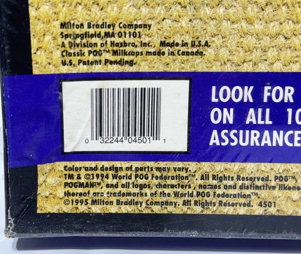 Vintage POG The Game 1995 NEW Factory Sealed Milton Bradley - Image 4 of 4