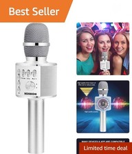 Wireless Bluetooth Karaoke Microphone,3-in-1 Portable Handheld Mic Speaker fo...