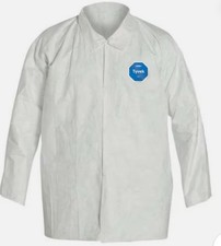 Dupont Shirt Tyvekr 400 Snap Open Size Large New Case Of 12 Paint Mens