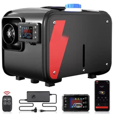 Bluetooth Type Diesel Heater 8KW 12V Diesel Air Heater Portable All-in-oneRemote