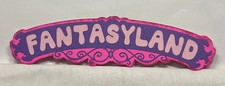 Fantasyland Title Die Cut Scrapbook Embellishment Disneyland Disney World