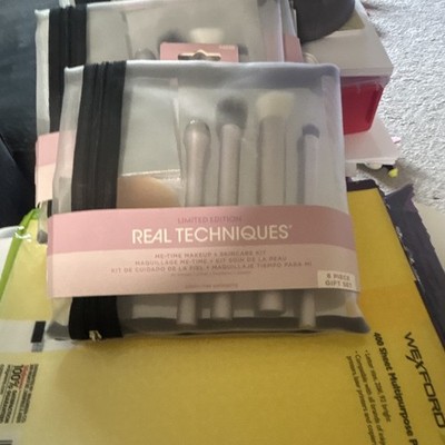 Real Techniques Limited Edition Me-Time Makeup + Skincare Kit 6pc w/ Bag