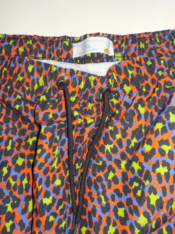 PRIMARK Rainbow Leopard Men's Badehose Badeshorts SwimWear Shorts Trunks gay 2XL - Bild 4 von 4