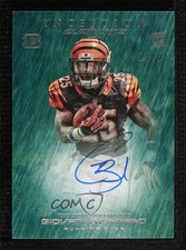 2013 Topps Inception Elements Green 23/25 Giovani Bernard #IEA-GB Auto 0d44