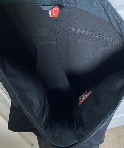 686 Black Gossip Softshell Fleece Bonded Stretch Pant InfiDRY DWR Waterproof L - Bild 9 von 10