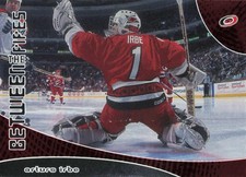Arturs Irbe 2001-02 Be a Player Between the Pipes #99 Carolina Hurricanes Hockey