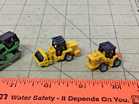 Micro Machines loose lot of construction vehicles as-is