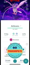 Pokémon Go - Shiny Dynamax Articuno Dark Skies Background ✨- P T C or Trade 20k