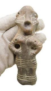 ANTIKE VINCA NEOLITHIKUM STEIN GESCHNITZTE STATUETTE FREMDÄHNLICHE FIGUR SELTEN