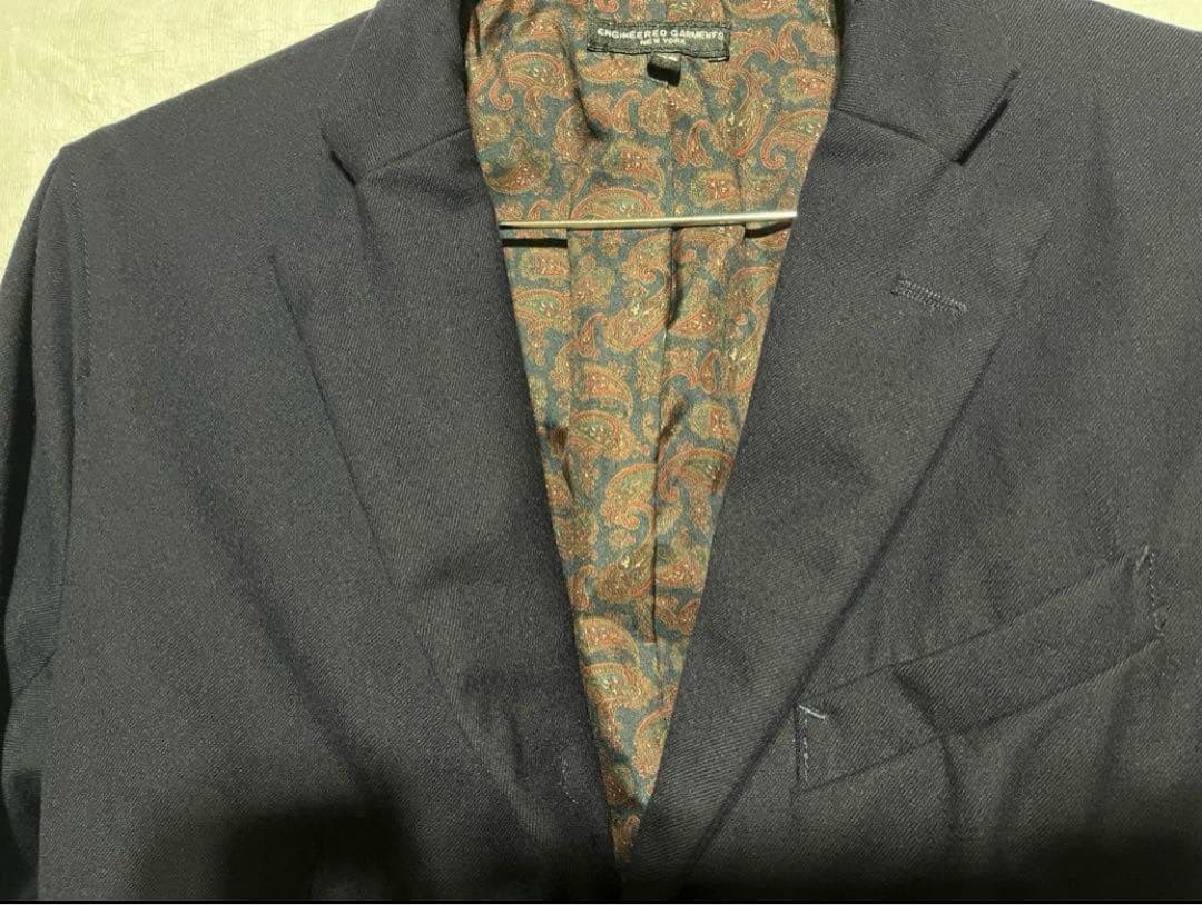 Engineered Garments B2B 2-Button Navy Jacket Men'… - image 6