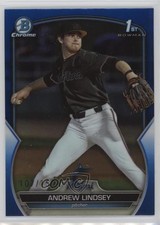 2023 Bowman Draft Chrome Blue Refractor 107/150 Andrew Lindsey #BDC-18 0q3