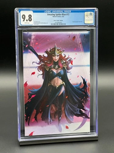 Amazing Spider-Man #17 CGC 9.8 (2023) - Dark Web - R1C0 Virgin Edition