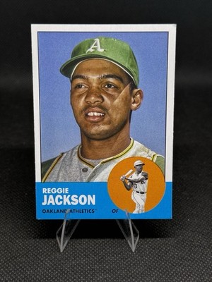 REGGIE JACKSON 2022 Topps Archives #34 Athletics HOF All-Star 1963 Topps Design