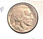 1937-S Indian Head Nickel (Buffalo) 5 c in Amazing Shape XF #15