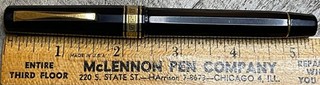 Omas Extra Rollerball Pen in Black Faceted Barrel