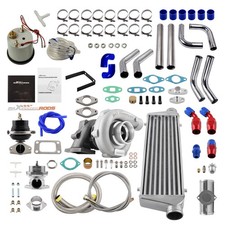 T3 T4 T04e Universal Turbo Turbocharger Kit 0.63ar Wastegateintercooler Hose