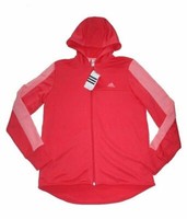 Adidas Trainingsjacke Jacke Sportjacke Fitness Koralle Rosa Kapuze Gr. 170 Neu