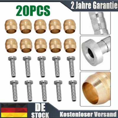 20 Stück Bremsleitungsteile Bremse Olive Und Insert Für Shimano SM-BH90 MT200