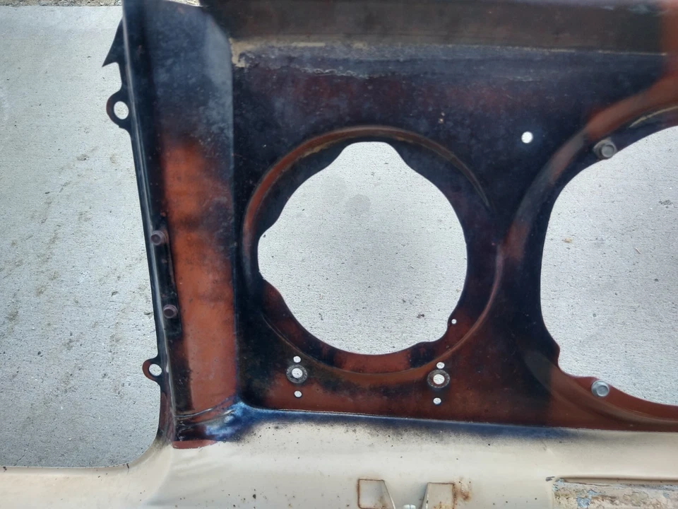 Panel de faros de parrilla delantera Jeep Cherokee Wagoneer J10 J20 Foto 3 de 4