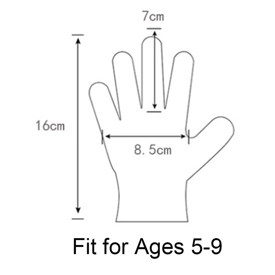 Guantes Disfraz Niños Blanco Halloween Princesa Superhéroe Santa Banda 12 Pares Foto 3 de 4