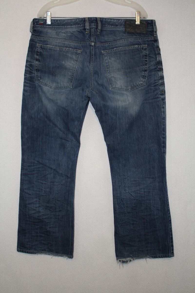Diesel Zathan Bootcut Jeans Button Fly 008M2 Made In Italy Diesel Zathan Bootcut Jeans Button Fly 008M2 Made In Italy