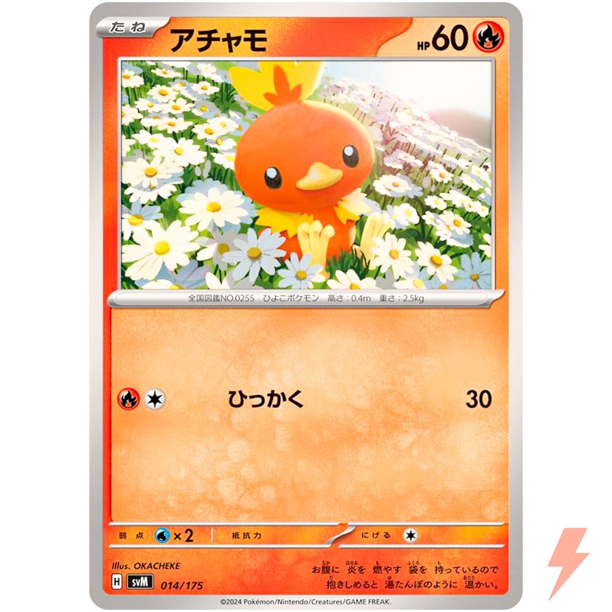pokemon torchic card Torchic 014/175 SVM Stard Deck Generations