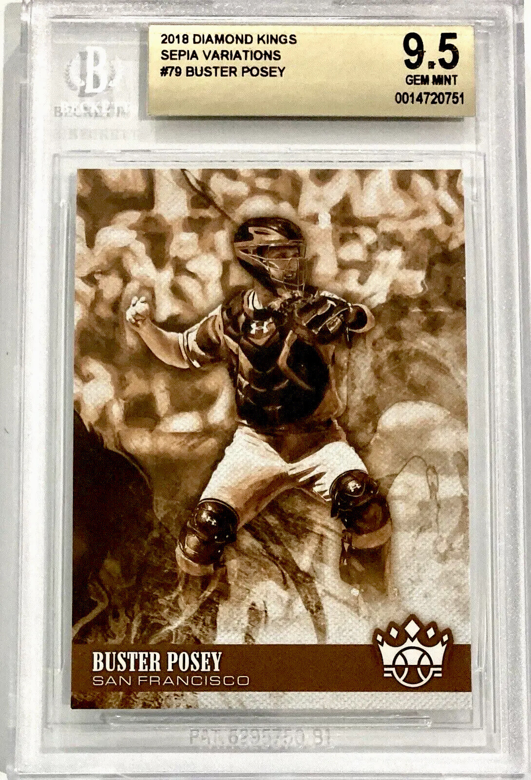 2018 Panini Diamond Kings - Sepia Variation Buster Posey #79 for sale ...