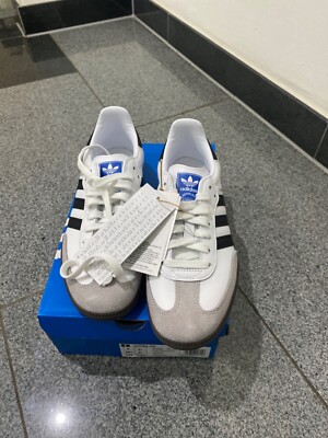 Adidas Samba OG Cloud White Core Black Neu OVP Sneaker Damen Weiß Schwarz